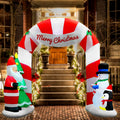 Jingle Jollys 3M Christmas Inflatable Santa Archway LED Lights