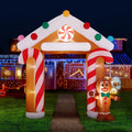 Jingle Jollys 2.8M Gingerbread Arch Christmas Inflatable Decoration