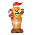 Jingle Jollys 1.5M Gingerbread Man Christmas Inflatable LED Decoration