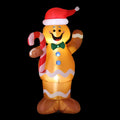 Jingle Jollys 1.5M Gingerbread Man Christmas Inflatable LED Decoration