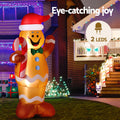 Jingle Jollys 1.5M Gingerbread Man Christmas Inflatable LED Decoration