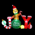 Jingle Jollys 3M Christmas Inflatable Gingerbread Man LED Outdoor Decoration