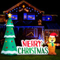 Jingle Jollys Gingerbread Man Christmas Inflatable LED 1.8m