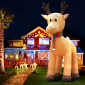 Jingle Jollys 5M Christmas Inflatable Reindeer LED Lights