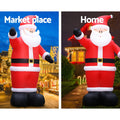 Jingle Jollys 5M Santa Inflatable Christmas Decoration Lights