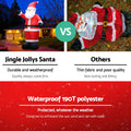 Jingle Jollys 5M Santa Inflatable Christmas Decoration Lights