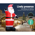 Jingle Jollys 5M Santa Inflatable Christmas Decoration Lights