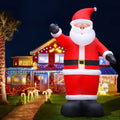 Jingle Jollys 5M Santa Inflatable Christmas Decoration Lights