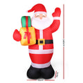 Jingle Jollys 2.4M Illuminated Santa Inflatable Christmas Decoration