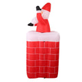 Jingle Jollys 1.8M Illuminated Santa Pop Up Christmas Inflatable