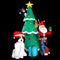 Jingle Jollys 3M Christmas Inflatable Santa Tree LED Lights