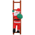 Jingle Jollys Christmas Santa Climbing Ladder 2.45M LED Decorations