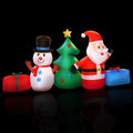 Jingle Jollys 2.7M Christmas Inflatable Tree Snowman LED Lights