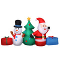 Jingle Jollys 2.7M Christmas Inflatable Tree Snowman LED Lights