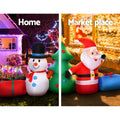 Jingle Jollys 2.7M Christmas Inflatable Tree Snowman LED Lights