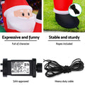 Jingle Jollys 1.9M Santa Climbing Inflatable LED Christmas Decoration