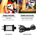 Jingle Jollys 2.1M Santa Guitar LED Inflatable Christmas Decoration