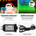 Jingle Jollys 1.8M Santa Bench Christmas Inflatable LED Decoration