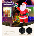 Jingle Jollys 3M Christmas Inflatable Santa LED Lights Decoration