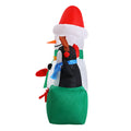 Jingle Jollys 1.8M Christmas Inflatable Snowman LED Illuminated