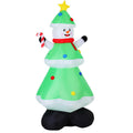 Jingle Jollys 2.75M Christmas Snowman Tree LED Inflatable Decoration
