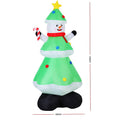 Jingle Jollys 2.75M Christmas Snowman Tree LED Inflatable Decoration