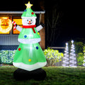 Jingle Jollys 2.75M Christmas Snowman Tree LED Inflatable Decoration