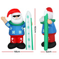 Jingle Jollys Santa 1.6M Inflatable Christmas Decoration LED