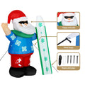 Jingle Jollys Santa 1.6M Inflatable Christmas Decoration LED