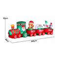 Jingle Jollys Christmas Inflatable Santa Train 3.6M Length LED Decorations Illuminated