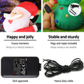 Jingle Jollys 1.8M Christmas Inflatable Santa Tree LED Lights