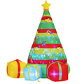 Jingle Jollys 2.2M Christmas Inflatable Gift Tree Flashing Lights