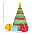 Jingle Jollys 2.2M Christmas Inflatable Gift Tree Flashing Lights