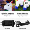 Jingle Jollys Christmas Inflatable Unicorn 1.8M Outdoor Light Up