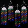 Jingle Jollys Christmas Lights Solar Jellyfish 4Pcs Garden Decorative Multi-Color