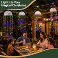 Jingle Jollys Christmas Lights Solar Jellyfish 4Pcs Garden Decorative Multi-Color
