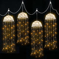 Jingle Jollys Christmas Lights Solar Jellyfish 4Pcs Garden Decorative Warm White