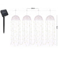 Jingle Jollys Christmas Lights Solar Jellyfish 4Pcs Garden Decorative Warm White