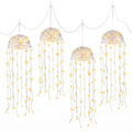 Jingle Jollys Christmas Lights Solar Jellyfish 4Pcs Garden Decorative Warm White