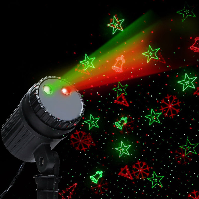 Jingle Jollys Laser Projector Christmas Lights Outdoor Decorations