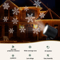 Jingle Jollys Christmas Laser Light Snowflake Projector Indoor Outdoor