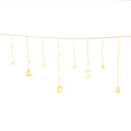 138 LED Christmas Icicle Lights 3M Warm White Jingle Jollys