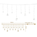 138 LED Christmas Icicle Lights 3M Warm White Jingle Jollys