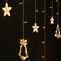 138 LED Christmas Icicle Lights 3M Warm White Jingle Jollys