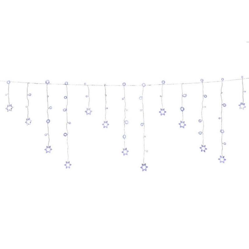 Jingle Jollys 160 LED 6M Solar Icicle Christmas Lights Cold