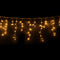 Jingle Jollys 12.5M Solar Icicle String Lights Warm White