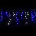 Jingle Jollys 20M Icicle Lights 800 LED Blue White Christmas