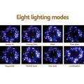 Jingle Jollys 20M Icicle Lights 800 LED Blue White Christmas