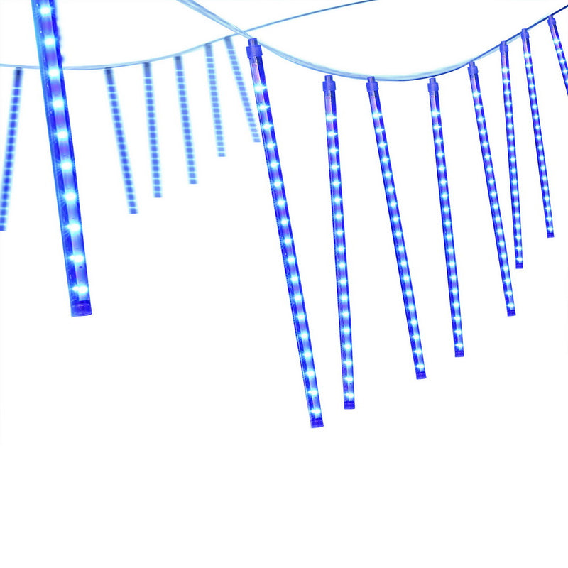 288 LED 7M Christmas Icicle Lights Falling Meteor Jingle Jollys
