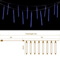 288 LED 7M Christmas Icicle Lights Falling Meteor Jingle Jollys